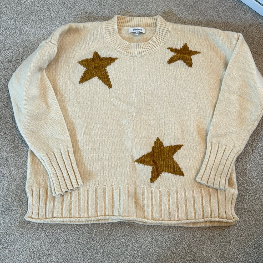 Madewell star sweater